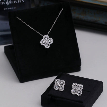 [Noble Jewelry]LOOP NECKLACE FULL MOTIF DIAMOND COMBINATION