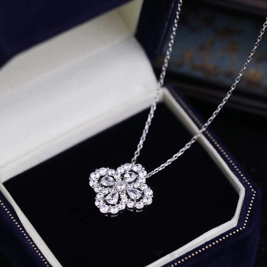 [Noble Jewelry]LOOP NECKLACE FULL MOTIF DIAMOND COMBINATION