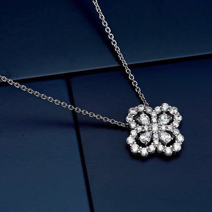 [Noble Jewelry]LOOP NECKLACE FULL MOTIF DIAMOND COMBINATION