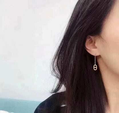 [Noble Jewelry]CHAINE TASSEL EARRINGS