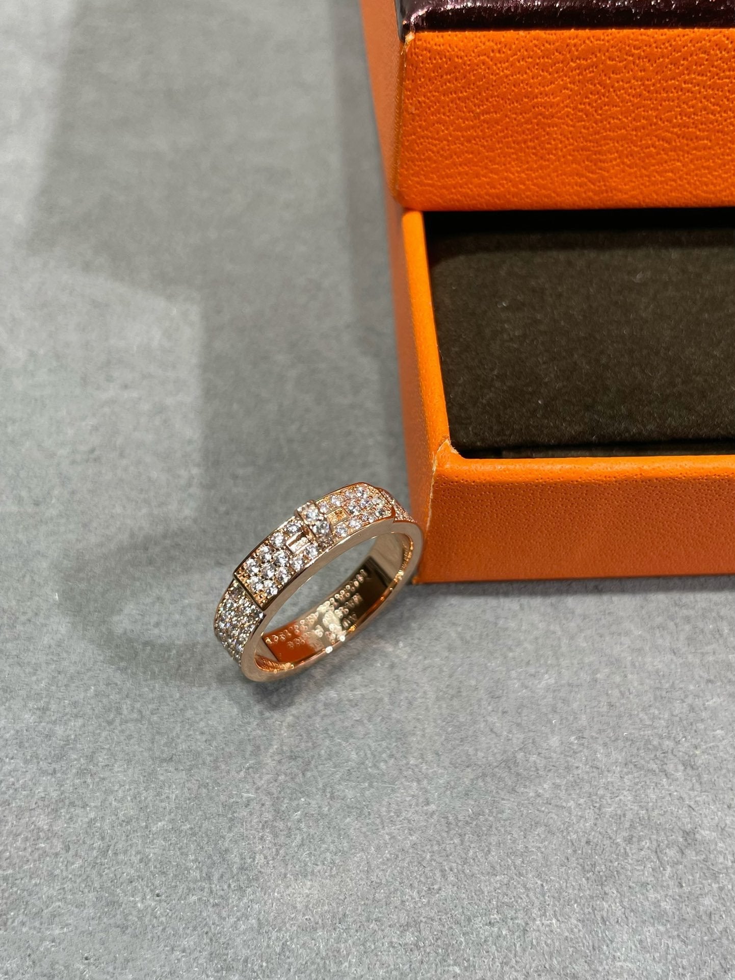 [Noble Jewelry]KELLY PINK GOLD DIAMOND RING