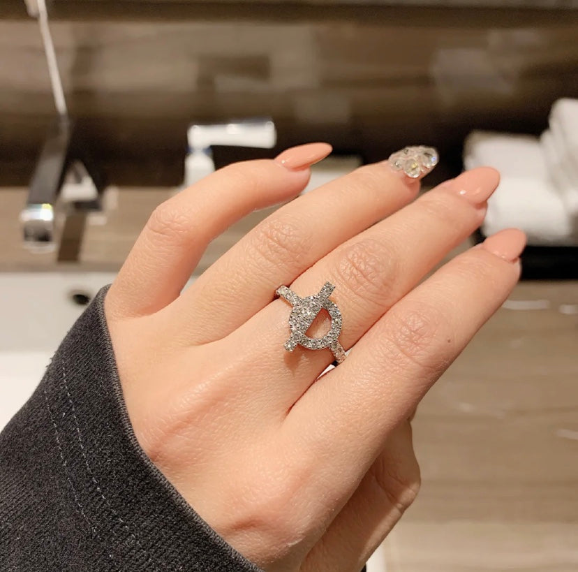 [Noble Jewelry]ECHAPPEE RING SILVER DIAMOND