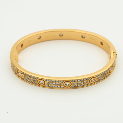 [Noble jewely]LOVE BRACELET 6.1MM DIAMOND-PAVED 10 BIG DIAMONDS