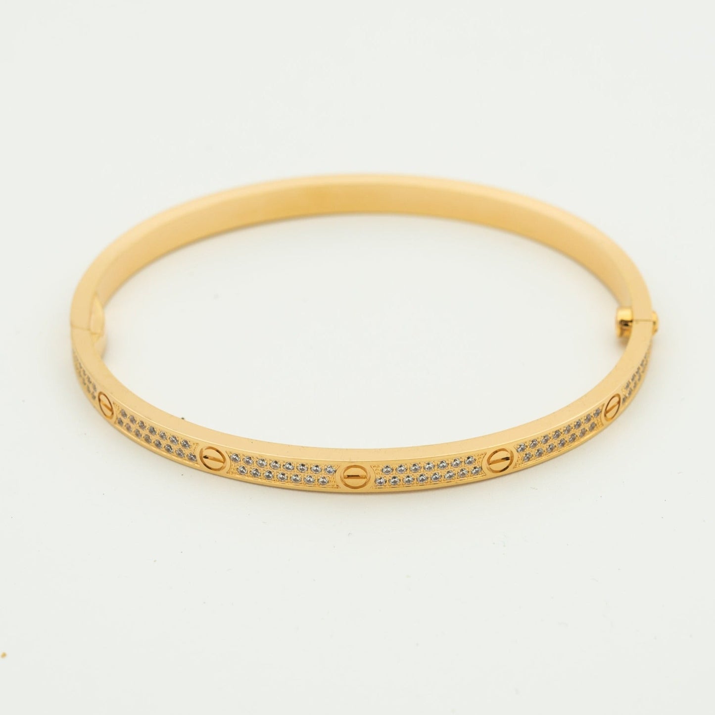 [Noble jewely]LOVE BRACELET 3.65MM DIAMOND-PAVED