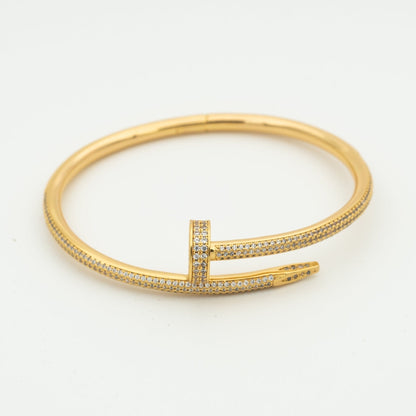 [Noble Jewelry]JUSTE BRACELET 3.5MM ALL DIAMONDS