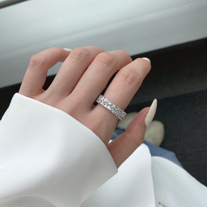 [Noble Jewelry]Sparkling Full Heart Ring