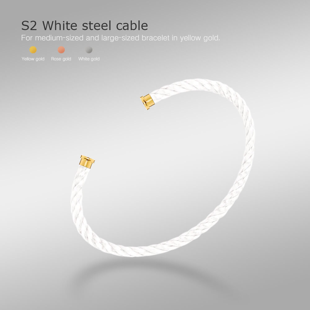 [Noble Jewelry]FORCE SERIES BRACELET CABLES 50 CHOICES (DIY SELECTION)