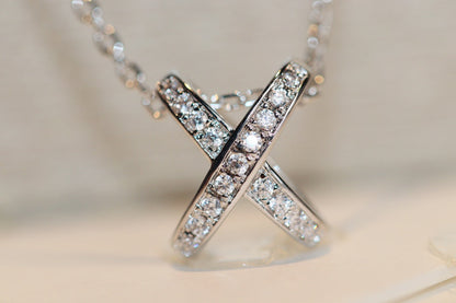 [Noble Jewelry]JEUX DE DIAMOND NECKLACE