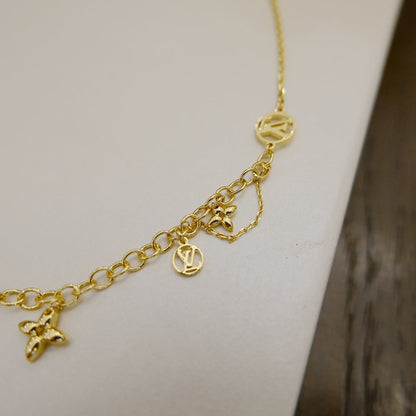 [Noble Jewelry]BLOOMING SUPPLE NECKLACE BRASS