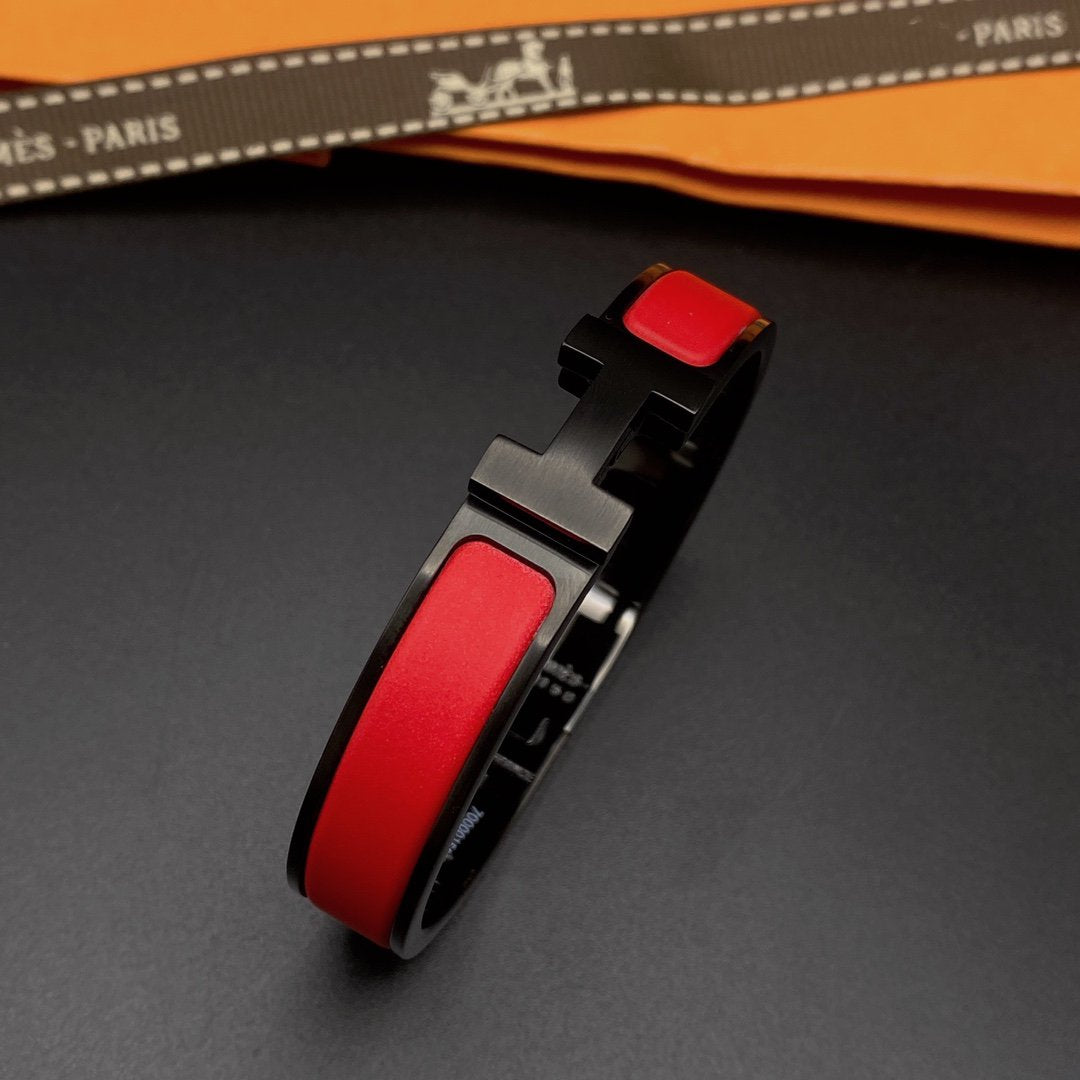 [Noble Jewelry]CLIC HM SO BLACK RED BRACELET