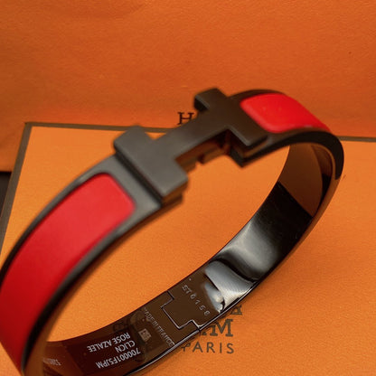 [Noble Jewelry]CLIC HM SO BLACK RED BRACELET