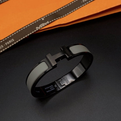 [Noble Jewelry]CLIC HM SO BLACK GREY BRACELET