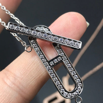 [Noble Jewelry]HM NECKLACE PLATINUM ROSE GOLD DIAMOND