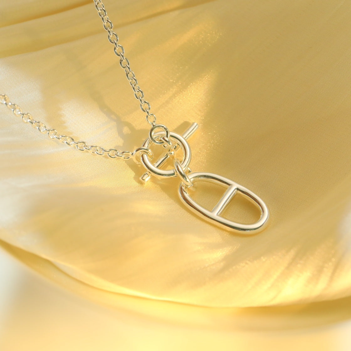 [Noble Jewelry]HM CHAINE D'ANCRE PENDANT NECKLACE STERLING SILVER