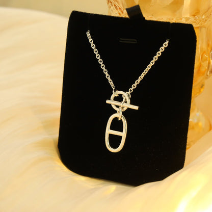 [Noble Jewelry]HM CHAINE D'ANCRE PENDANT NECKLACE STERLING SILVER