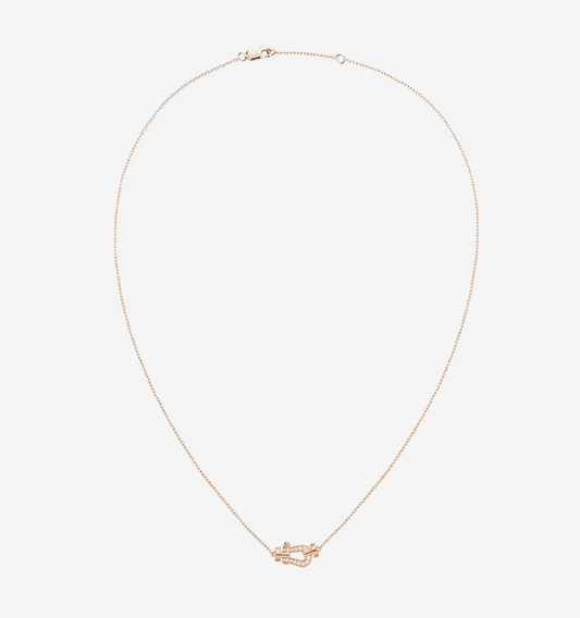 [Noble Jewelry]FORCE 10 DIAMOND PINK GOLD NECKLACE MINI MODEL