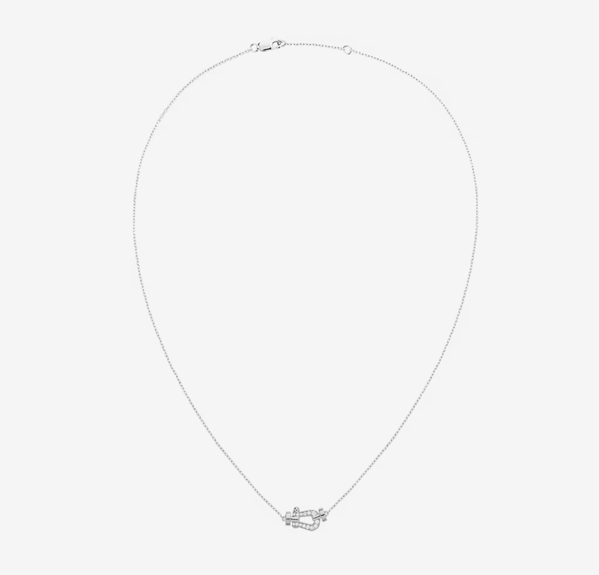 [Noble Jewelry]FORCE 10 DIAMOND SILVER NECKLACE MINI MODEL