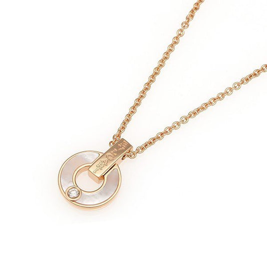 [Noble Jewelry]GARI NECKLACE PINK GOLD MOP