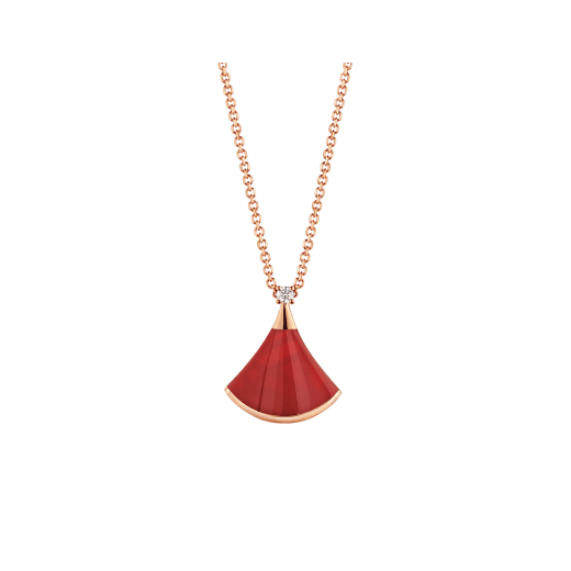 [Noble Jewelry]DREAM NECKLACE CARNELIAN 1 DIAMOND