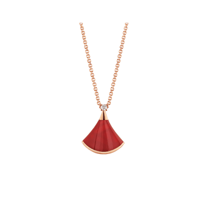 [Noble Jewelry]DREAM NECKLACE CARNELIAN 1 DIAMOND