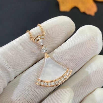 [Noble Jewelry]DREAM NECKLACE MOP PINK GOLD DIAMOND