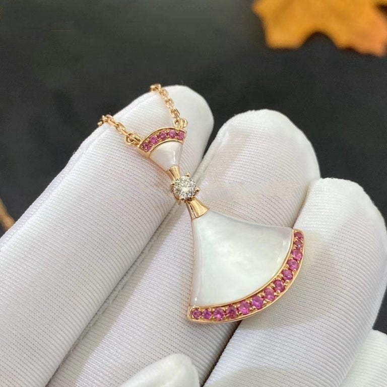 [Noble Jewelry]DREAM NECKLACE MOP PINK DIAMOND