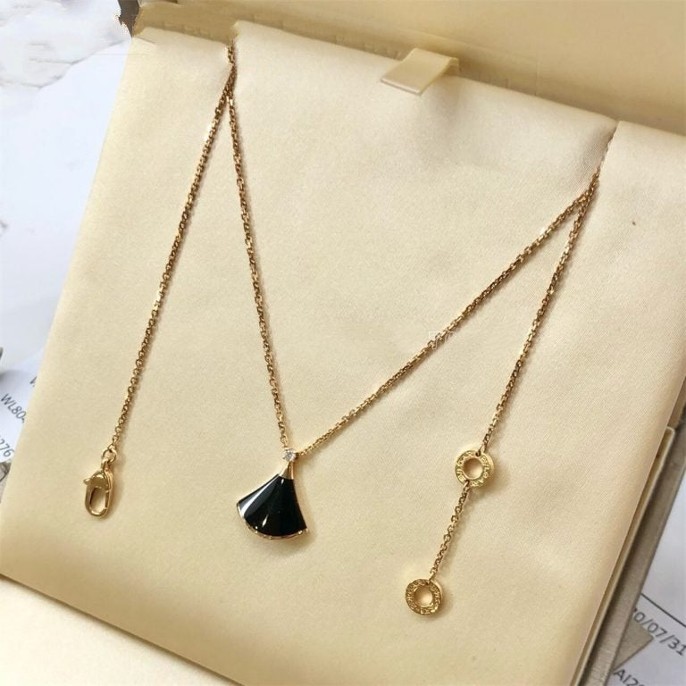 [Noble Jewelry]DREAM NECKLACE ONYX 1 DIAMOND