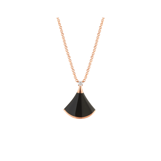 [Noble Jewelry]DREAM NECKLACE ONYX 1 DIAMOND