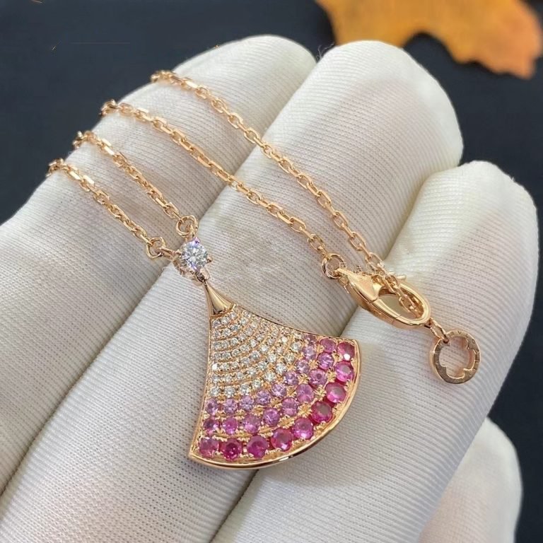 [Noble Jewelry]DREAM NECKLACE PINK GOLD PINK DIAMOND