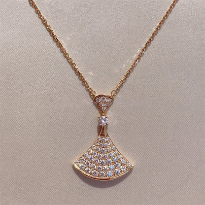 [Noble Jewelry]DREAM NECKLACE PINK GOLD FULL DIAMOND