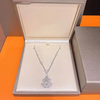 [Noble Jewelry]DREAM NECKLACE WHITE DIAMOND SILVER