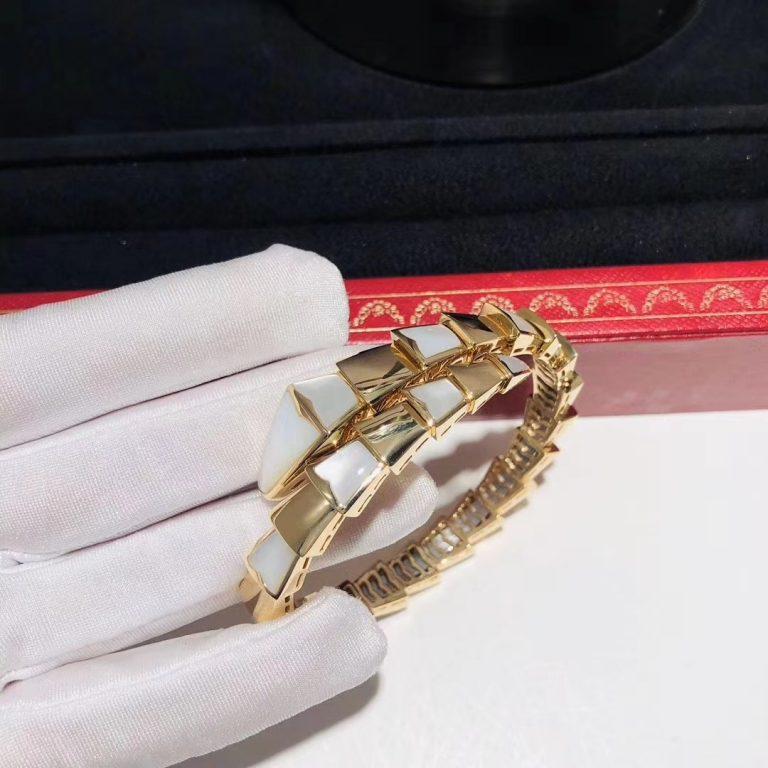 [Noble Jewelry]SERPENTI BRACELET MOP GOLD