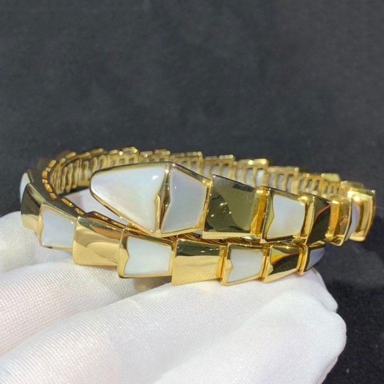 [Noble Jewelry]SERPENTI BRACELET MOP GOLD