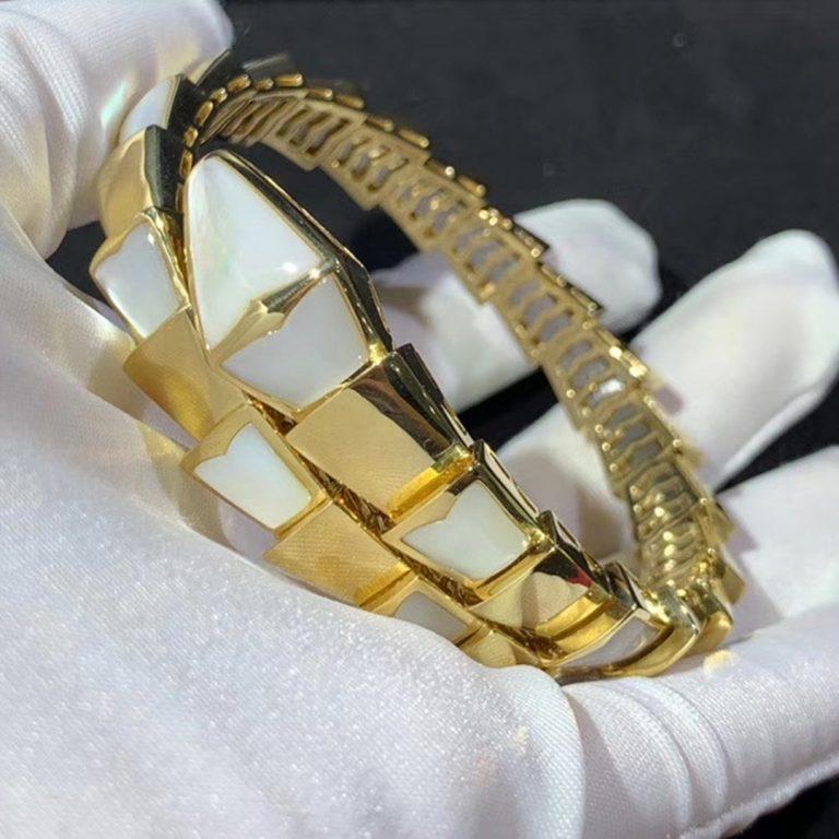 [Noble Jewelry]SERPENTI BRACELET MOP GOLD