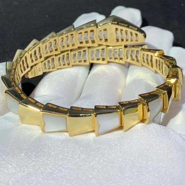 [Noble Jewelry]SERPENTI BRACELET MOP GOLD