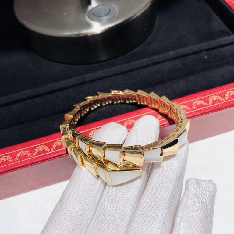 [Noble Jewelry]SERPENTI BRACELET MOP GOLD