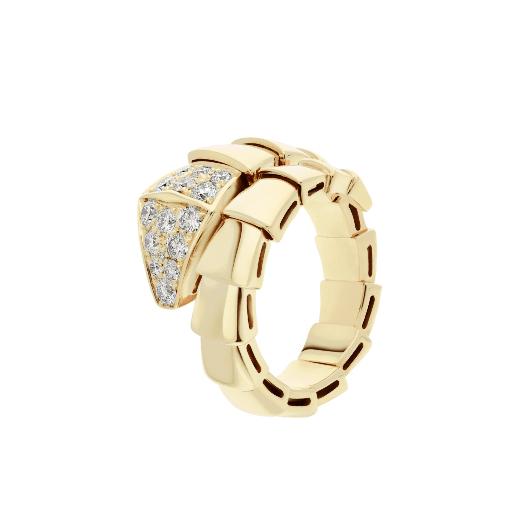 [Noble Jewelry]SERPENTI RING GOLD DIAMOND