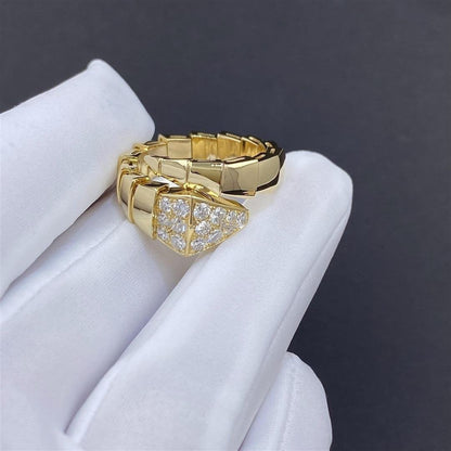 [Noble Jewelry]SERPENTI RING GOLD DIAMOND