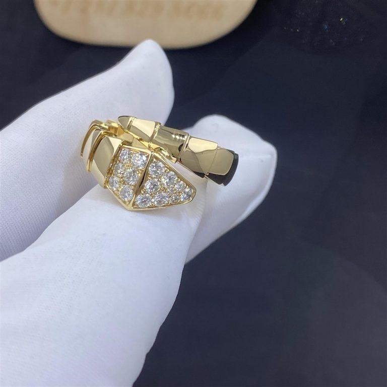 [Noble Jewelry]SERPENTI RING GOLD DIAMOND