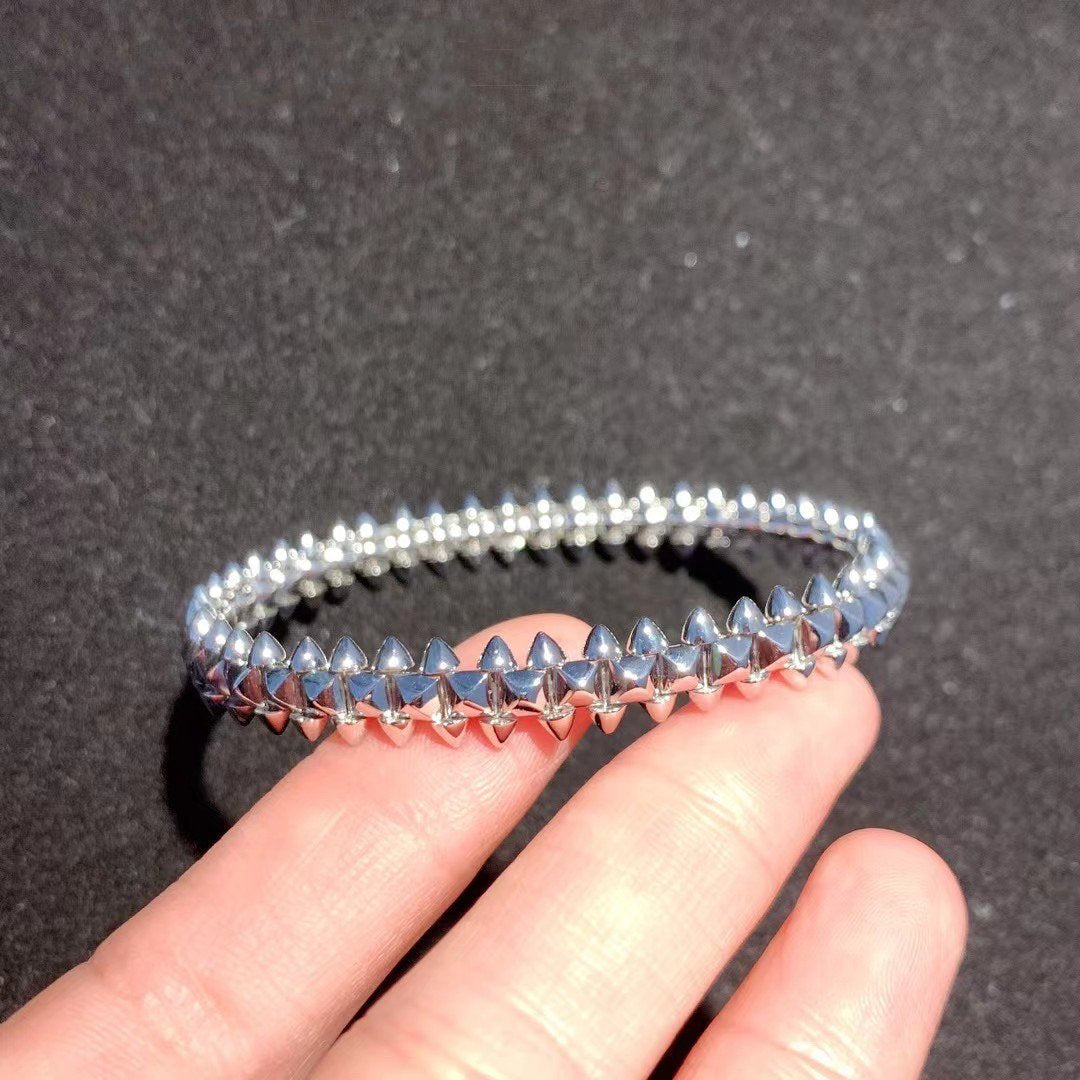 [Noble Jewelry]CLASH SILVER BRACELET