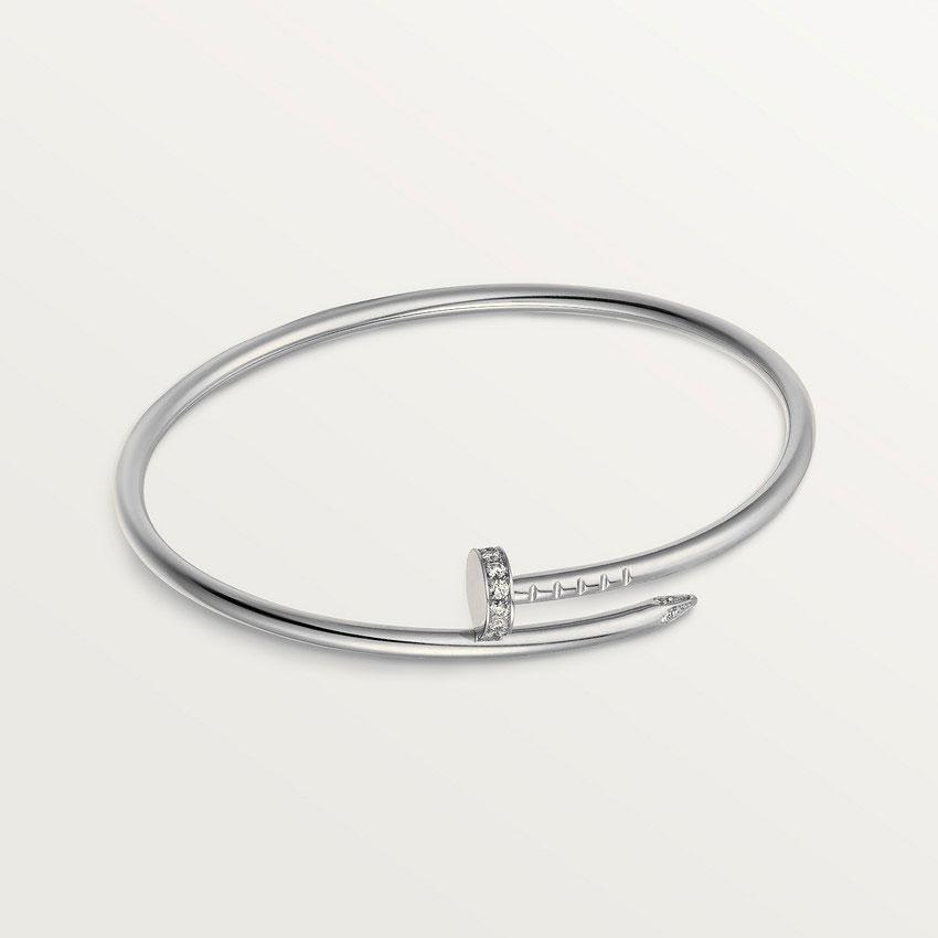 [Noble Jewelry]JUSTE BRACELET 2.5MM SILVER DIAMOND