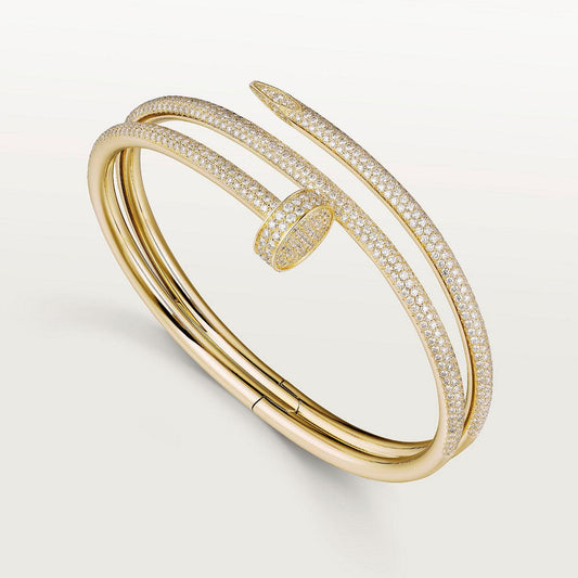 [Noble Jewelry]JUSTE BRACELET 3.5MM DOUBLE ROWS DIAMOND