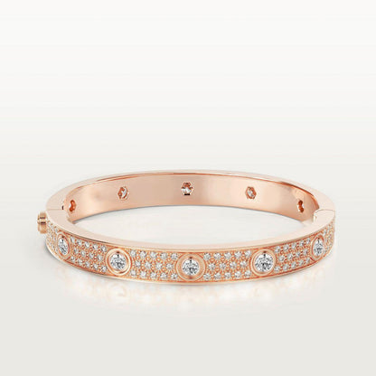 [Noble jewely]LOVE BRACELET 6.1MM DIAMOND-PAVED 10 BIG DIAMONDS