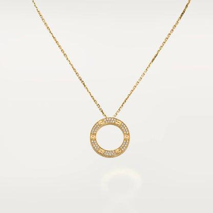 [Noble Jewelry]LOVE NECKLACE ADJUSTABLE ROSE GOLD