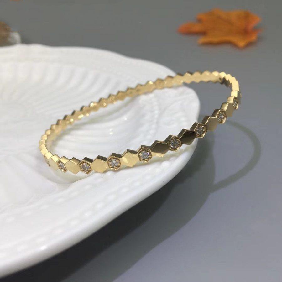 [Noble Jewelry]BEE LOVE GOLD DIAMOND BRACELET