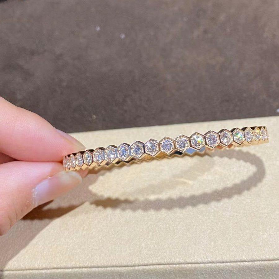 [Noble Jewelry]BEE LOVE GOLD BRACELET FULL DIAMOND