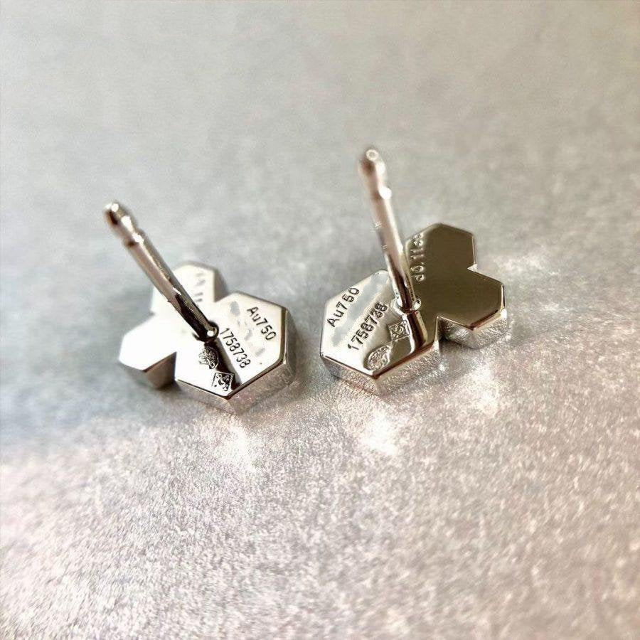 [Noble Jewelry]BEE LOVE SILVER DIAMOND EARRINGS