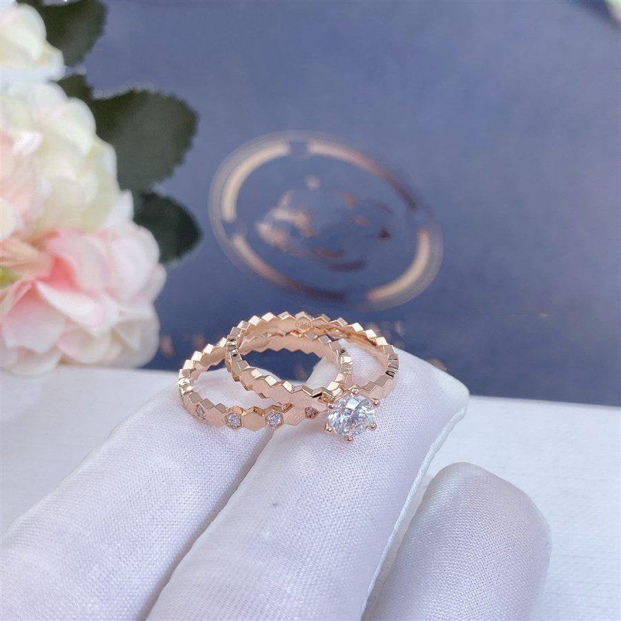 [Noble Jewelry]BEE LOVE RING PINK GOLD DIAMOND