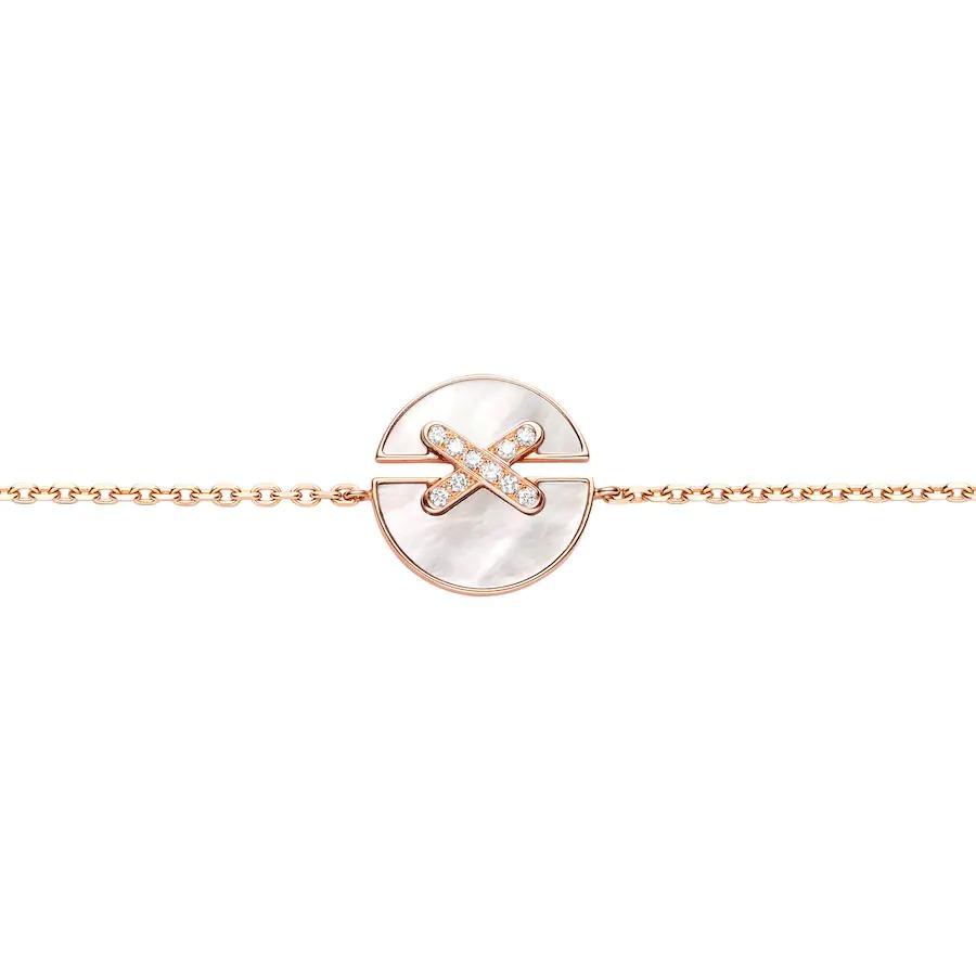 [Noble Jewelry]JEUX DE BRACELET MOP PINK GOLD DIAMONDS