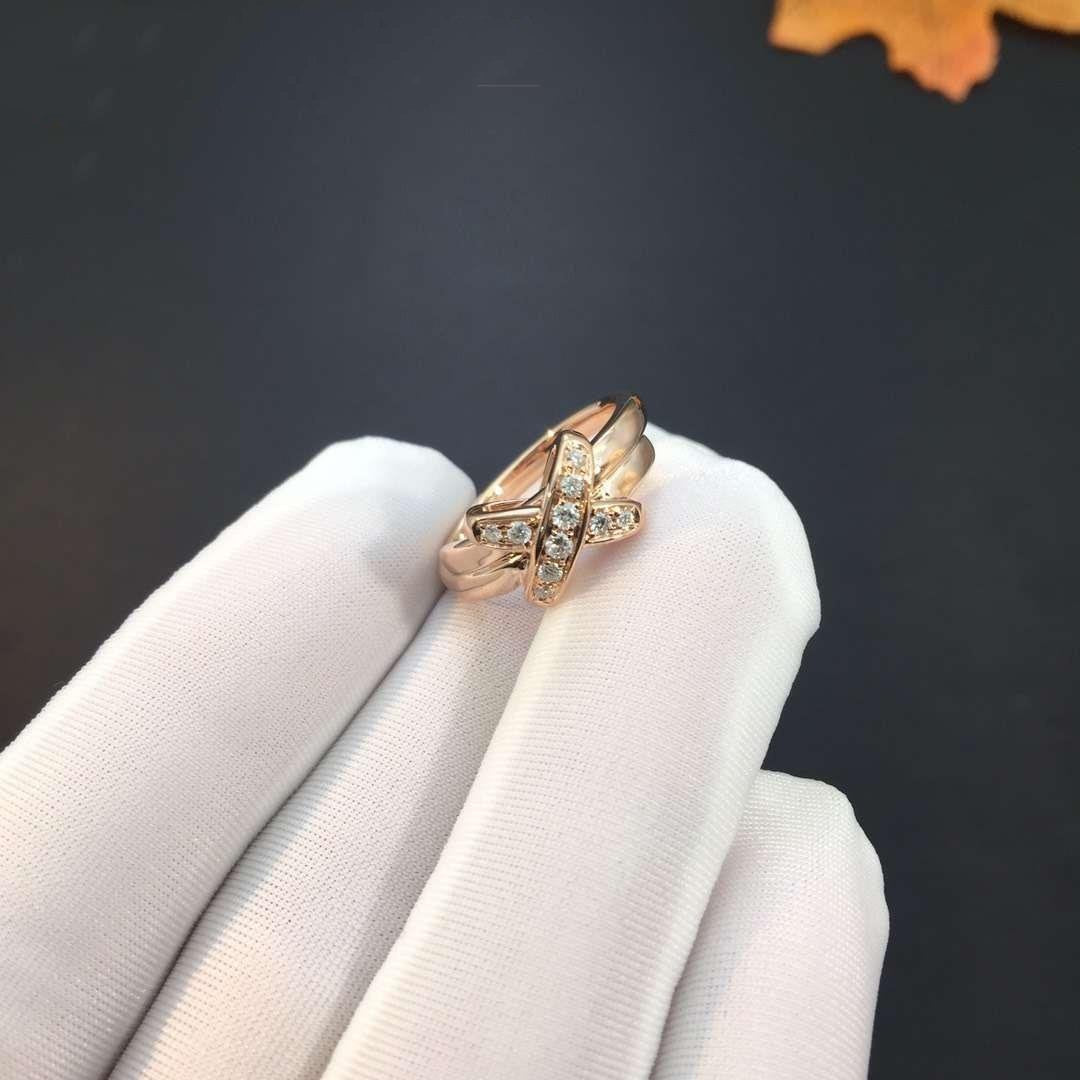 [Noble Jewelry]JEUX DE PINK GOLD DIAMOND RING